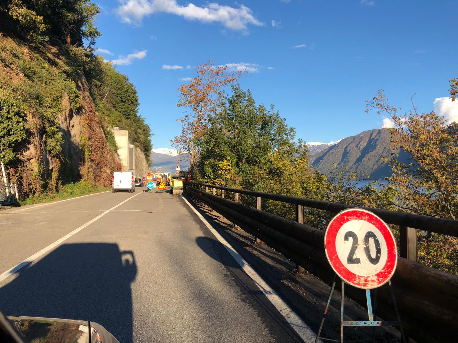 Variante Tremezzina Cartelli Per Le Tre Strade Alternative Porlezza