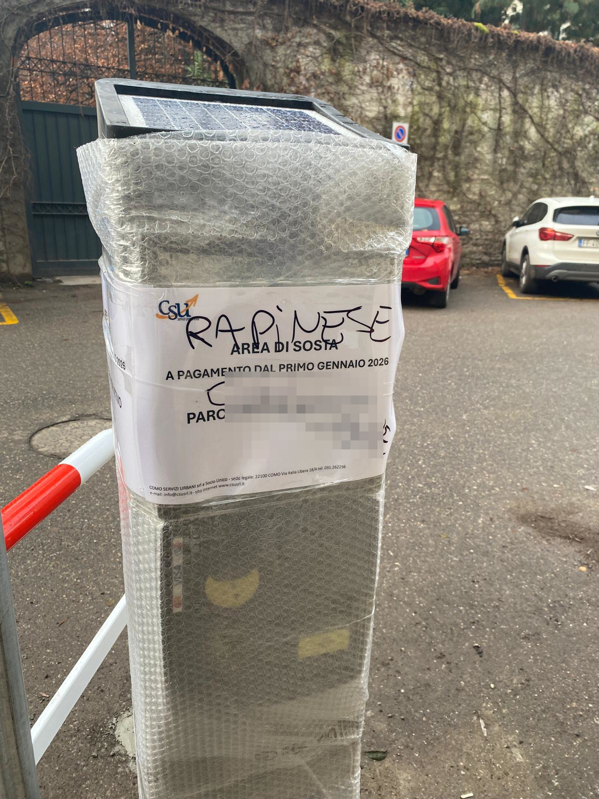 parcometro via Brambilla