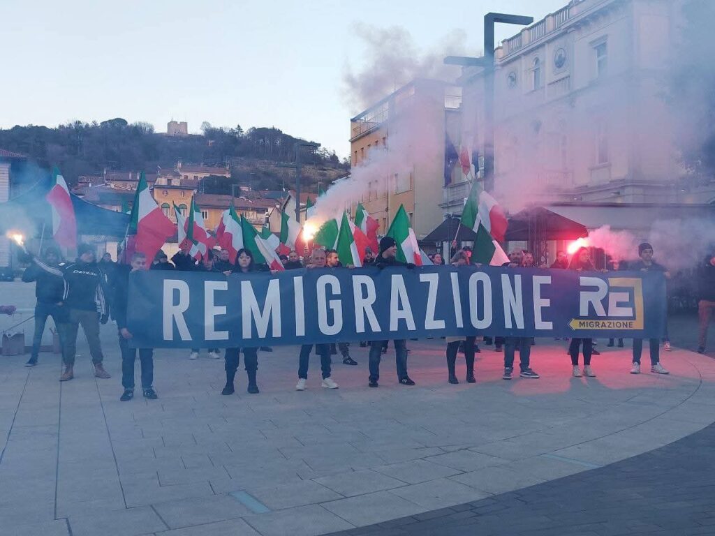 Foto da Fb Remigrazione e riconquista