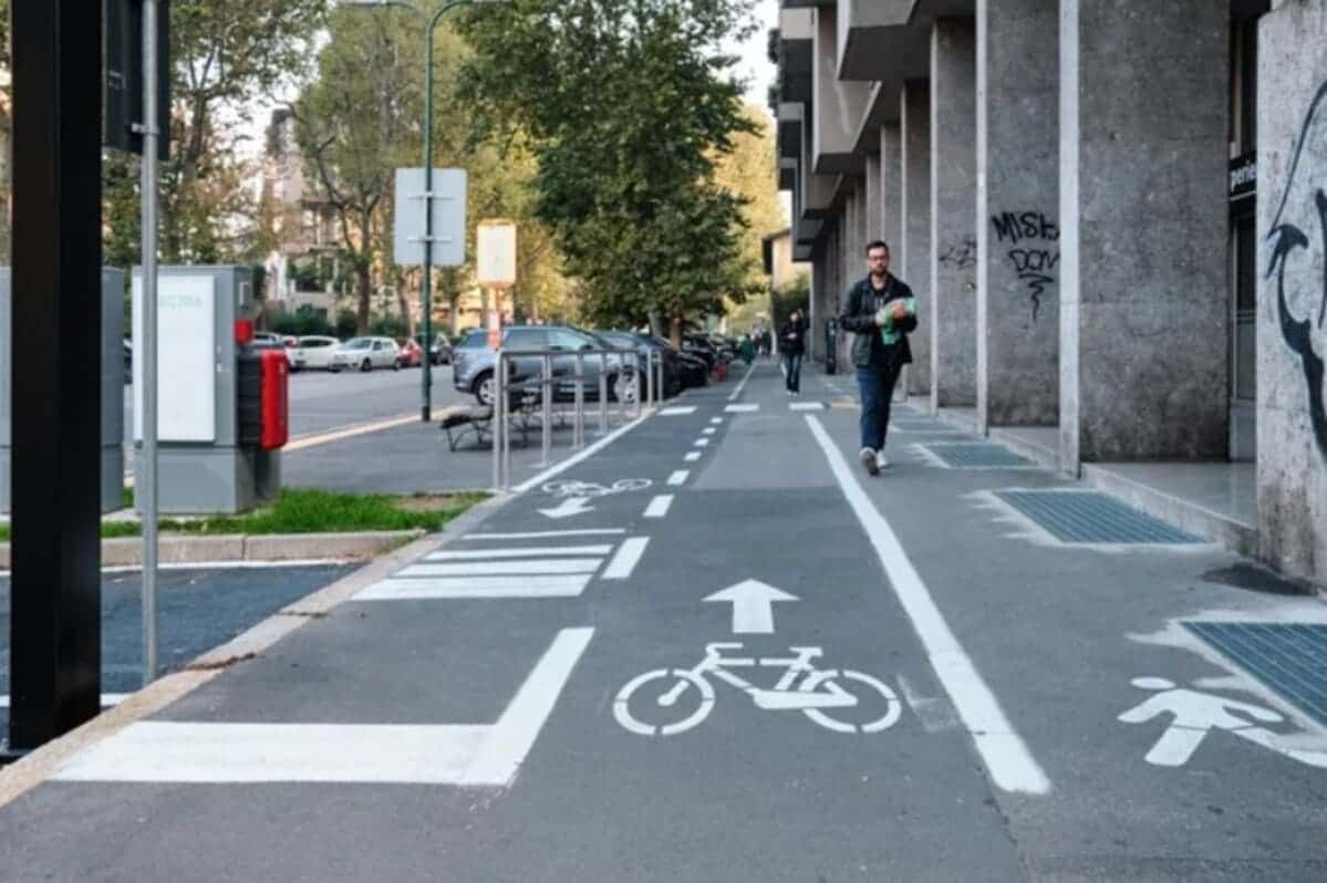Sesto San Giovanni con piste ciclabili