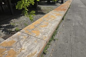 panchine piazza volta