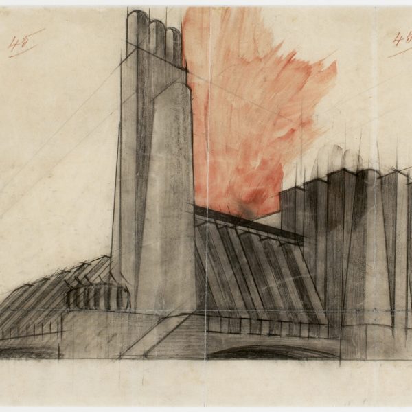 A. Sant_Elia_Edificio industriale con torre angolare, 1913_Pinacoteca Civica Como