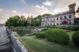 Cernobbio Villa Erba serata con sfilata GUESS