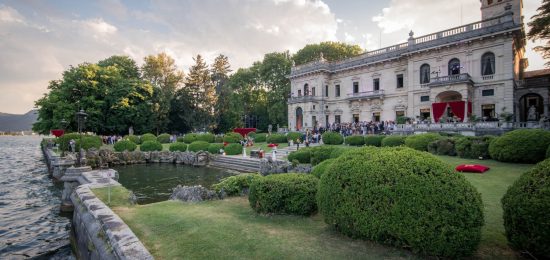 Cernobbio Villa Erba serata con sfilata GUESS