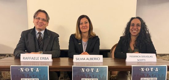 Da sinistra Raffaele Erba, Silvia Alberici e Federica Douglas Scotti-1