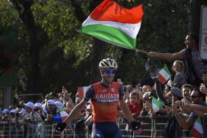 Foto LaPresse - Marco Alpozzi
07/10/2017 Bergamo (Italia)
Sport Ciclismo
Il Lombardia 2017 - Bergamo - Como - 247 km 
Nella foto: NIBALI Vincenzo(ITA)(Bahrain - Merida)

Photo LaPresse - Marco Alpozzi
October 07, 2017 Begamo ( Italy ) 
Sport Cycling
Il Lombardia 2017 - Bergamo - Como - 247 km.
In the pic:NIBALI Vincenzo(ITA)(Bahrain - Merida)