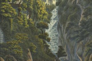 Federico Lose_Veduta della Cascata presso Nesso sul Lago di Como