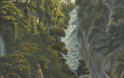 Federico Lose_Veduta della Cascata presso Nesso sul Lago di Como