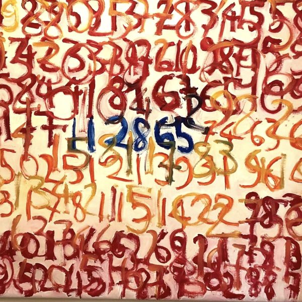 Giorgio Piccaia, L'Incompiuta di Fibonacci, 2022, olio su tela, cm. 170x198