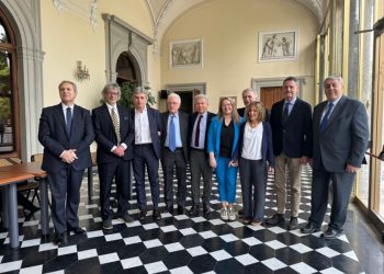 I relatori scientifici con i rappresentati istituzionali