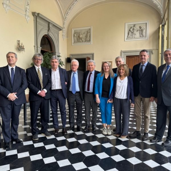 I relatori scientifici con i rappresentati istituzionali