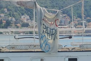 striscione patria