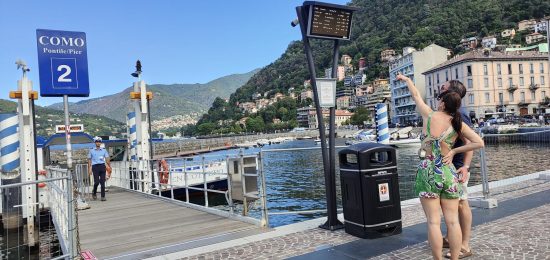 navigazione pontile turisti