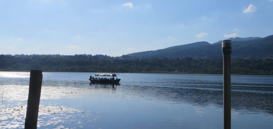 La Barca elettrica Amicizia sul lago di Alserio