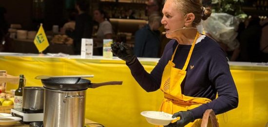 La cuoca contadina Giulia Di Scanno oggi ad AgriNatura