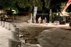 Largo-Visconti -porfido-rimozione-cernobbio