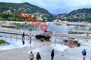 Lungolago-Piazza-Cavour-Allagata-Traffico-Ripristinato