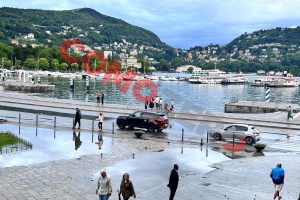 Lungolago-Piazza-Cavour-Allagata-Traffico-Ripristinato