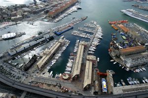Marina-Porto-Antico-Genova-Porticciolo-vista-aerea-da-nord