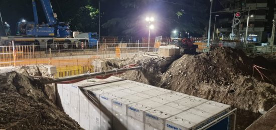 Realizzazione struttura sottopasso Como Borghi