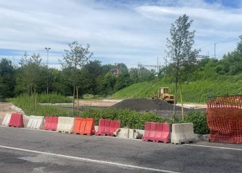 Rotonda e Parcheggio Metropolis - Lavoro in Corso