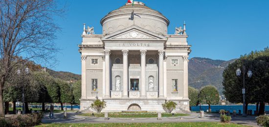 tempio voltiano mostra uomini e scienze