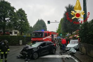 VVF incidente lurate caccivio