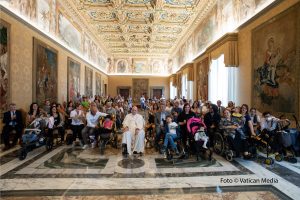 associazione-Cornelia-de-Lange-papa-francesco-bergoglio