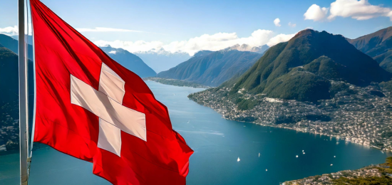 bandiera-svizzera-lago-lugano