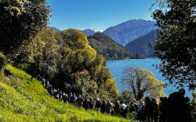 battellata hitchcock Lake como Walking Festival 2025