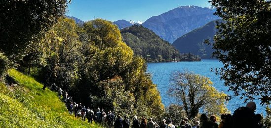 battellata hitchcock Lake como Walking Festival 2025