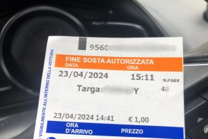 biglietto parcometro