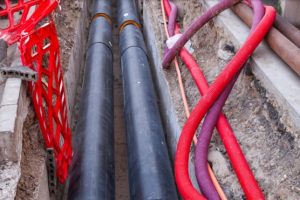 cantiere borgovico tubi acqua acquedotto
