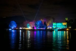 Cernobbio Città dei Balcocchi in notturna