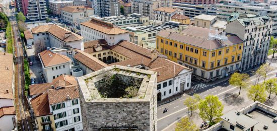 Como città murata, mura, torri, torre San Vitale