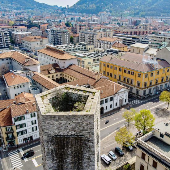 Como città murata, mura, torri, torre San Vitale