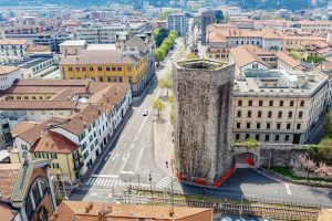 Como città murata, mura, torri, torre San Vitale