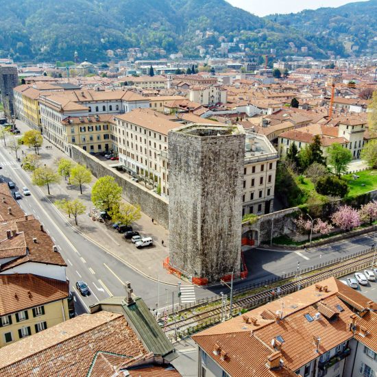 Como città murata, mura, torri, torre San Vitale