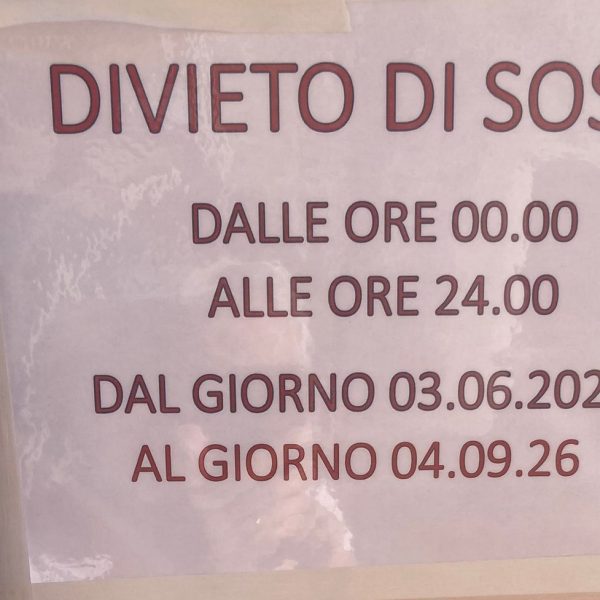 divieto via torno
