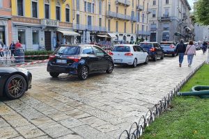 esondazione traffico piazza cavout