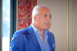 Cernobbio conferenza stampa di Lake Como Film Night a Villa Erba, Filippo Arcioni Presidente Villa Erba