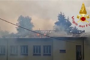 fuoco scuola grandola