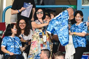 Ledy president Hartono during the Serie B BKT football match between Calcio Como and SSC Bari on 13 of Avril 2024 at the Giuseppe Senigallia stadium in Como, Italy. Photo Tiziano Ballabio
