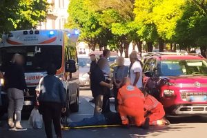 incidente-pedone-viale-giulio-cesare-2