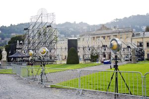 Como parco di Villa Olmo allestimento per il matrimonio indiano