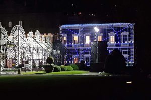 Como parco di Villa Olmo allestimento per il fidanzamento indiano