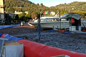 lago sporco esondazione detriti 1
