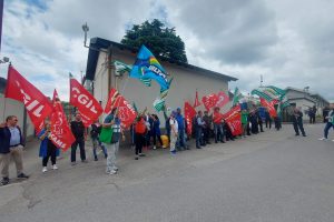 manifestazione-sindacati-cgil-cisl-uil-vigilanza-privata