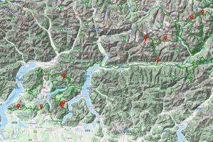 mappa con punti