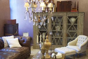 Retro Style Living Room Interior